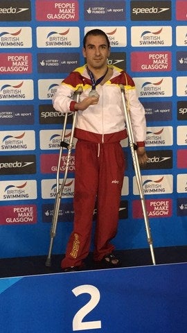 Miguel Ángel Martínez Tajuelo consigue la plata en el Open Británico de Natación Paralímpica