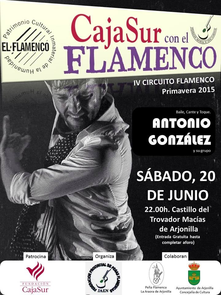 Antonio González y su grupo exhiben hoy su arte en Arjonilla