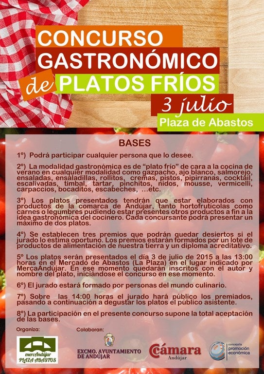Agrumerca convoca mañana un concurso gastronómico de platos fríos