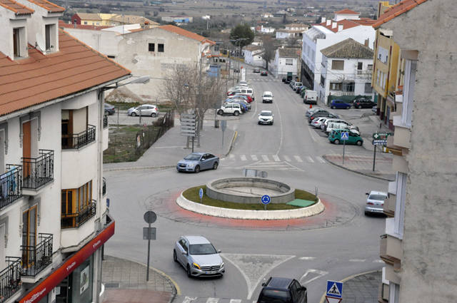 Las obras en la glorieta de Reyes Católicos obligan a desviar el tráfico