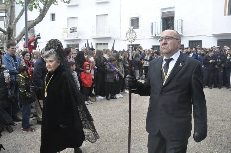 El Cristo de los Méndez si realizó su estación de penitencia del Jueves Santo