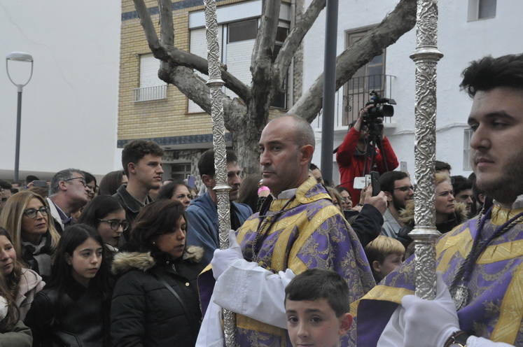 El Cristo de los Méndez si realizó su estación de penitencia del Jueves Santo
