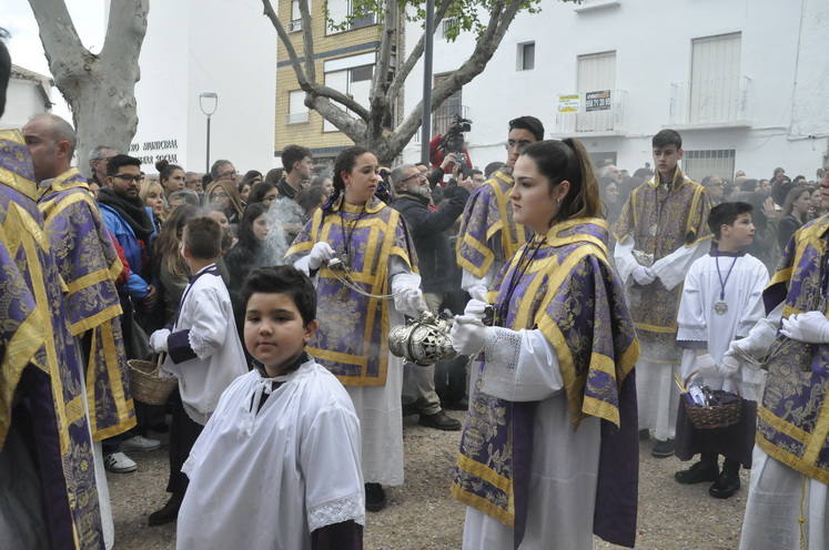 El Cristo de los Méndez si realizó su estación de penitencia del Jueves Santo