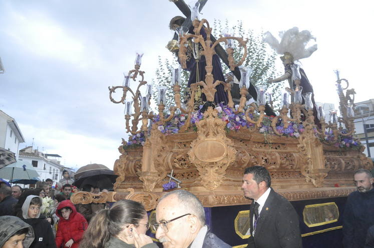 El Cristo de los Méndez si realizó su estación de penitencia del Jueves Santo