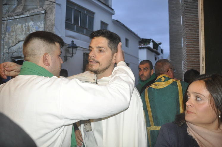El Cristo de los Méndez si realizó su estación de penitencia del Jueves Santo