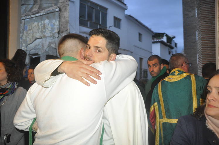 El Cristo de los Méndez si realizó su estación de penitencia del Jueves Santo