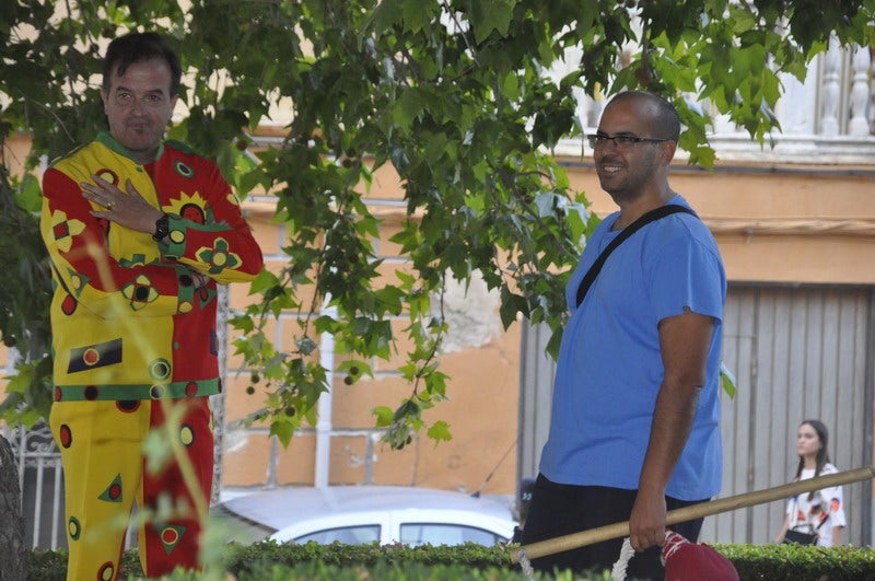 Los niños de Baza disfrutan en la mañana de este viernes del Cascamorras Infantil. 