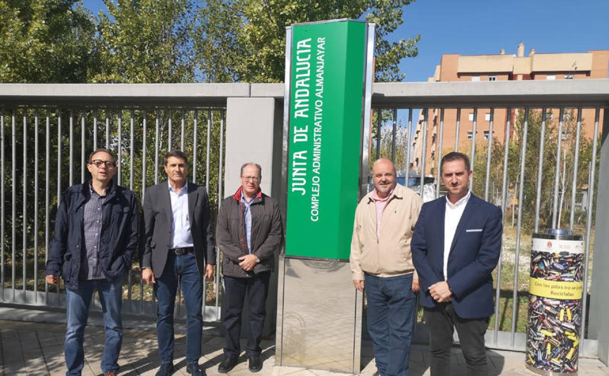 Alcaldes hoy en la Delegación de Fomento