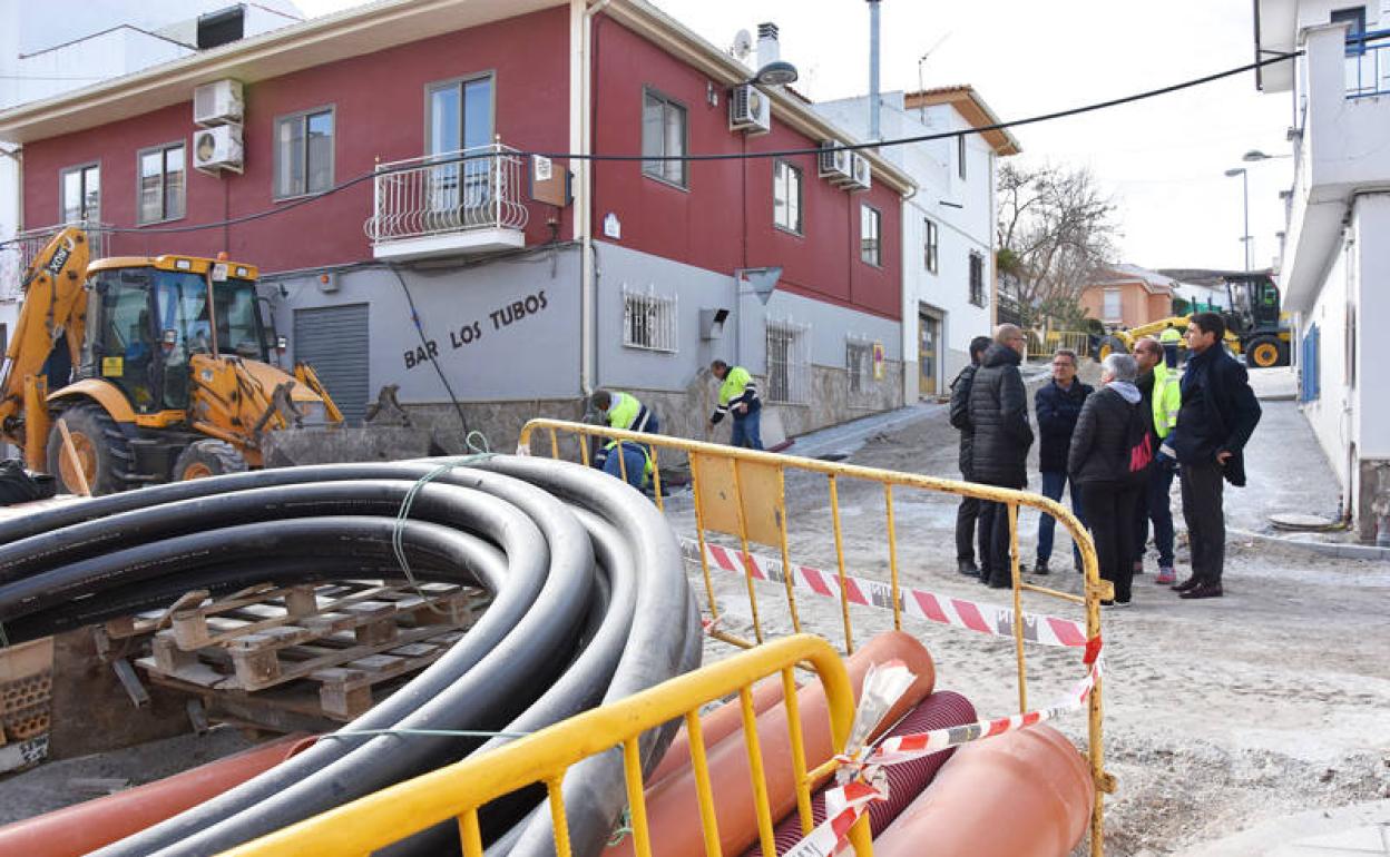 Cuarta fase de las obras en la barrida de la Huerta del Pino