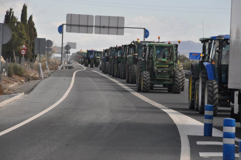 Decenas de tractores marcharon en el norte de la provincia.