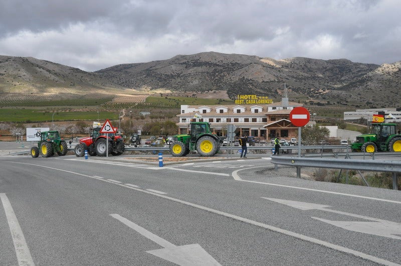 Decenas de tractores marcharon en el norte de la provincia.