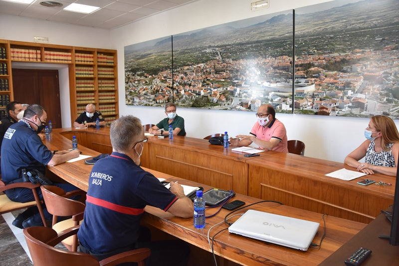 Reunión de coordinación celebrada en el Ayuntamiento de Baza