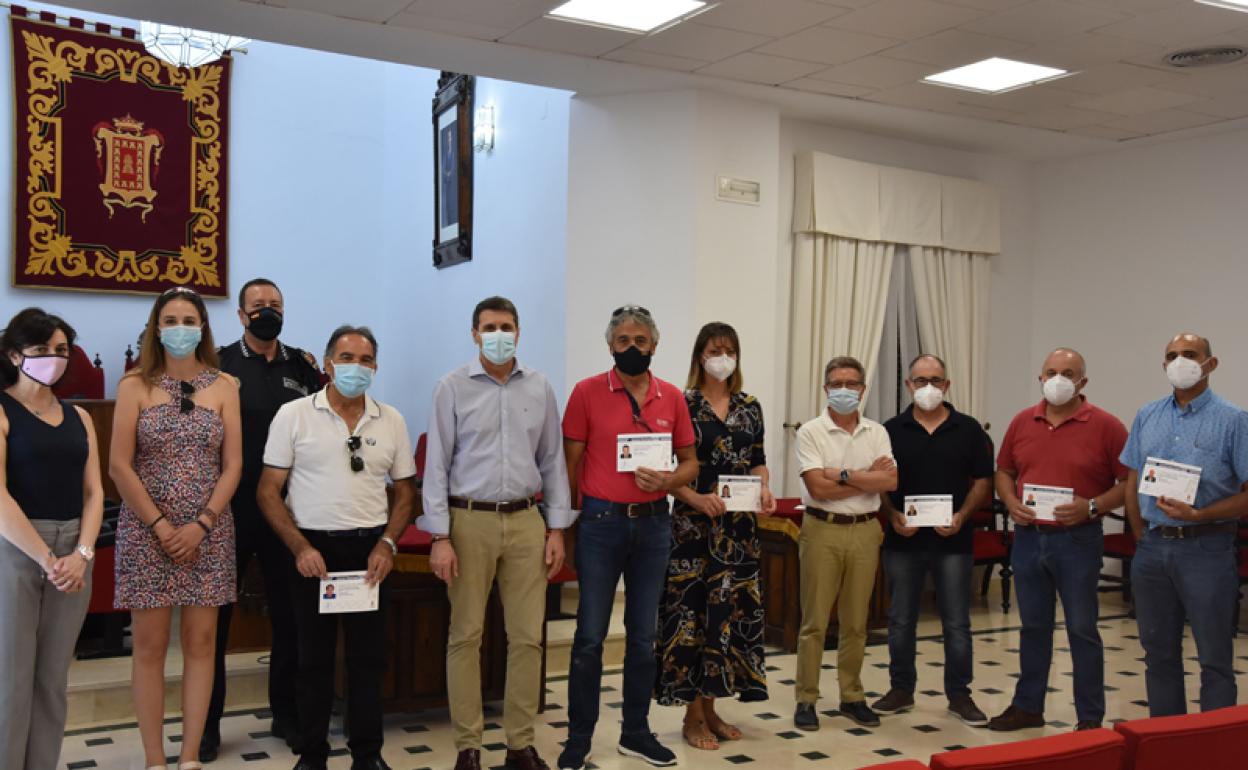 Entrega de visados hoy en el ayuntamiento de Baza 