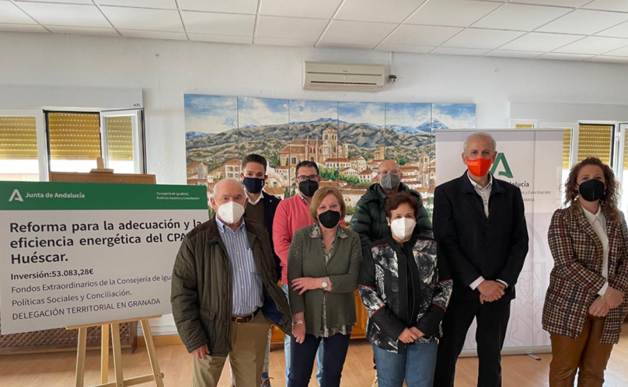 Visita al Centro de Participación Activa de Huéscar 