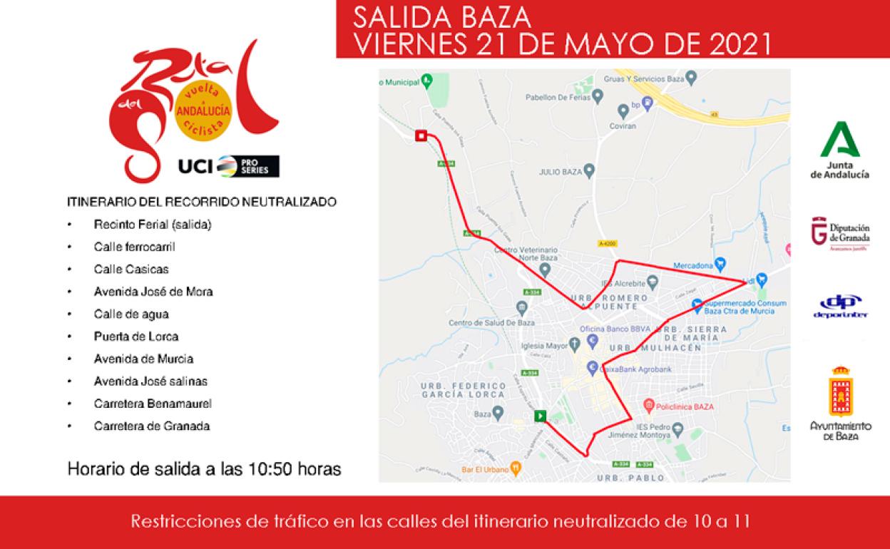 La 4ª etapa de la Vuelta a Andalucía sale este viernes de Baza