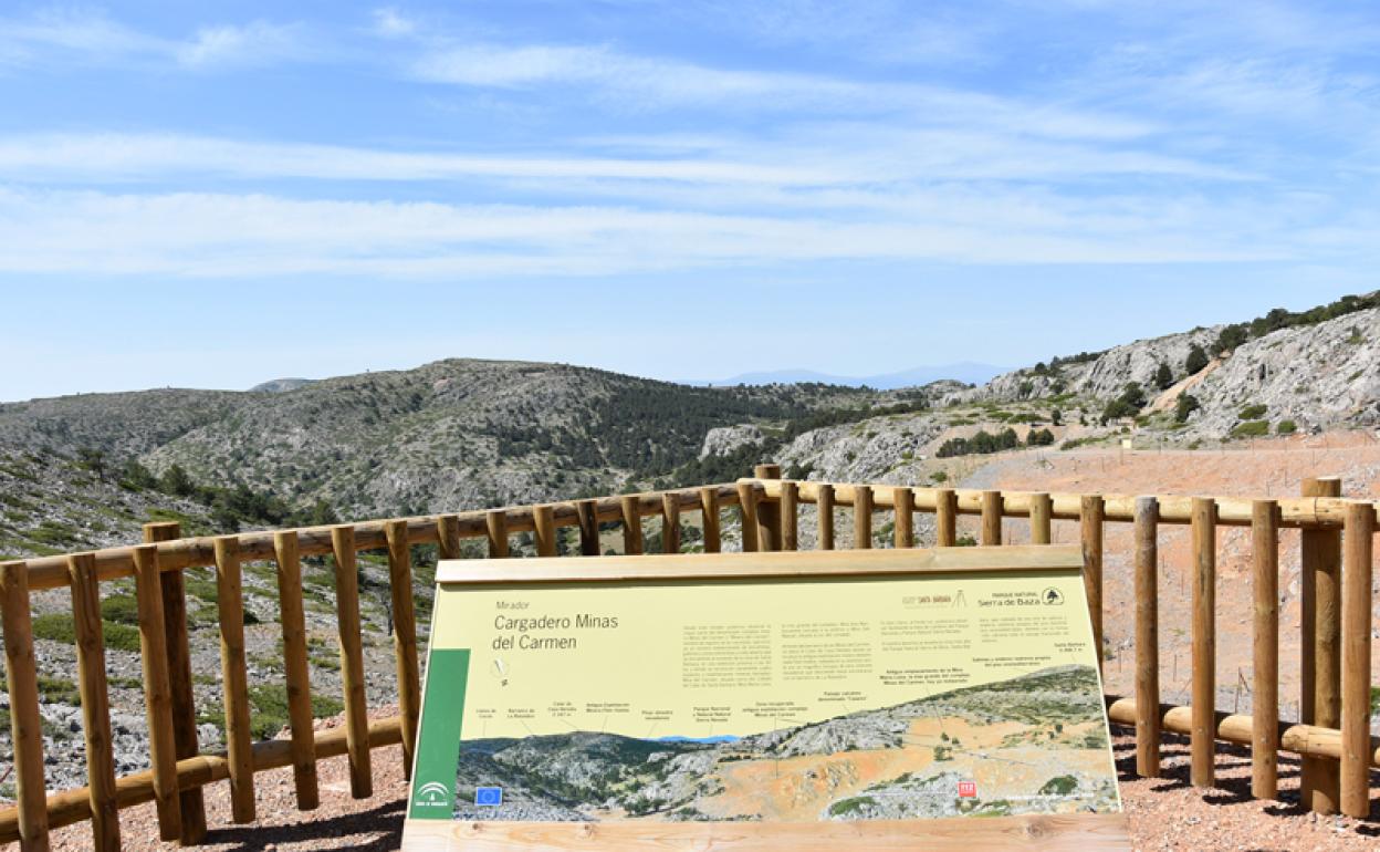 Mirador del cargador de la Mina del Carmen 