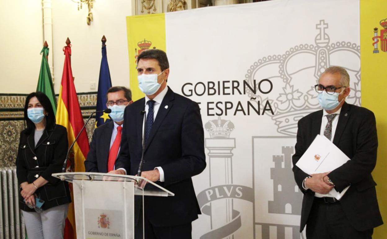 Pedro Fernández, durante un acto en la Subdelegación 