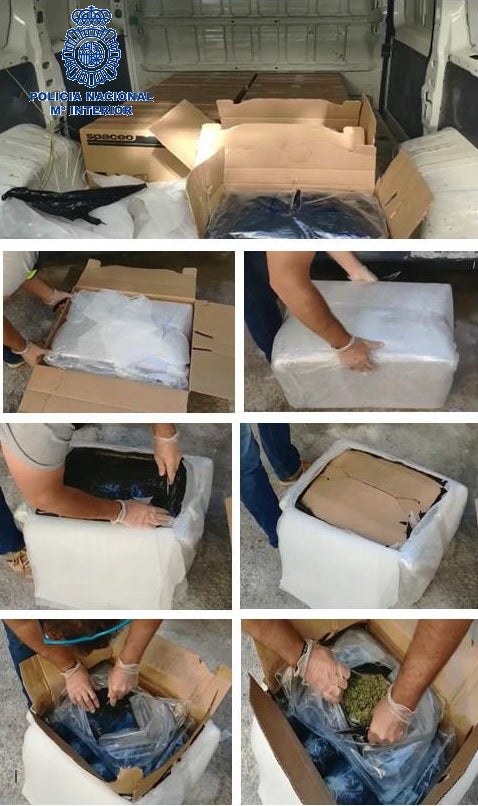 Descubren en Baza 40 kilos de marihuana camuflados en matrioskas de una red de narcos internacional