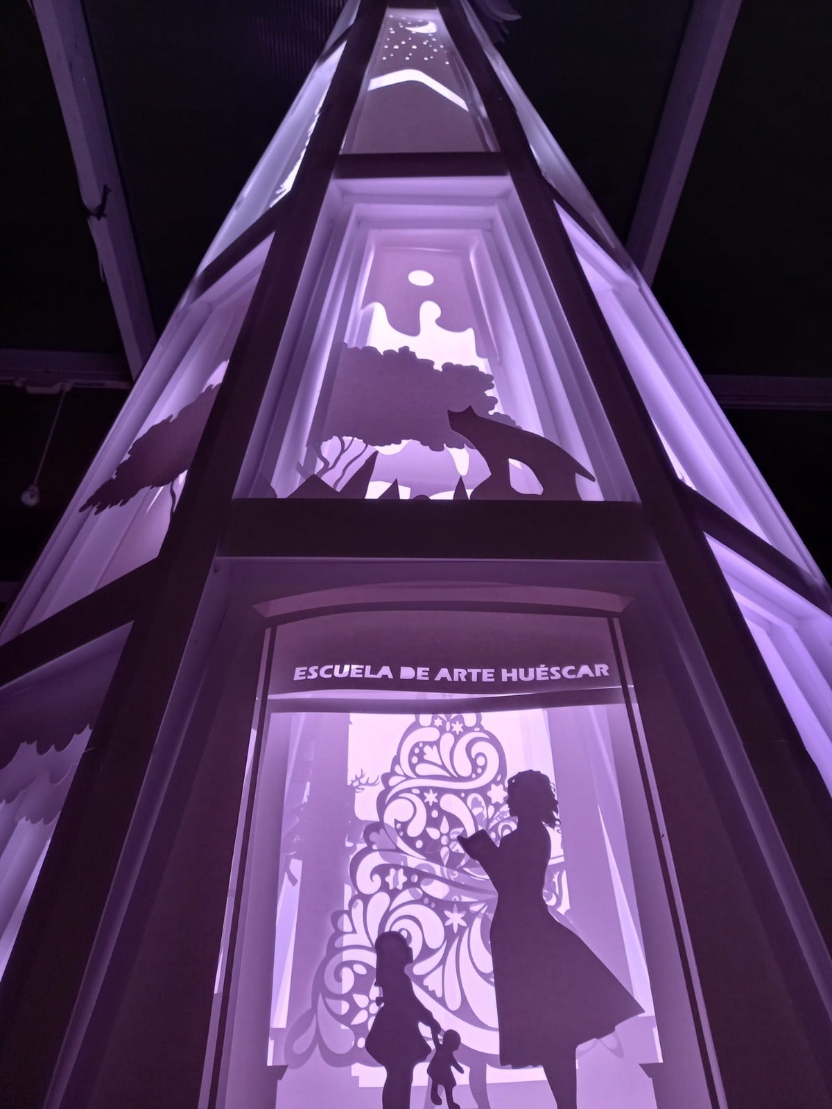 El árbol de Navidad de la Escuela de Arte de Huéscar