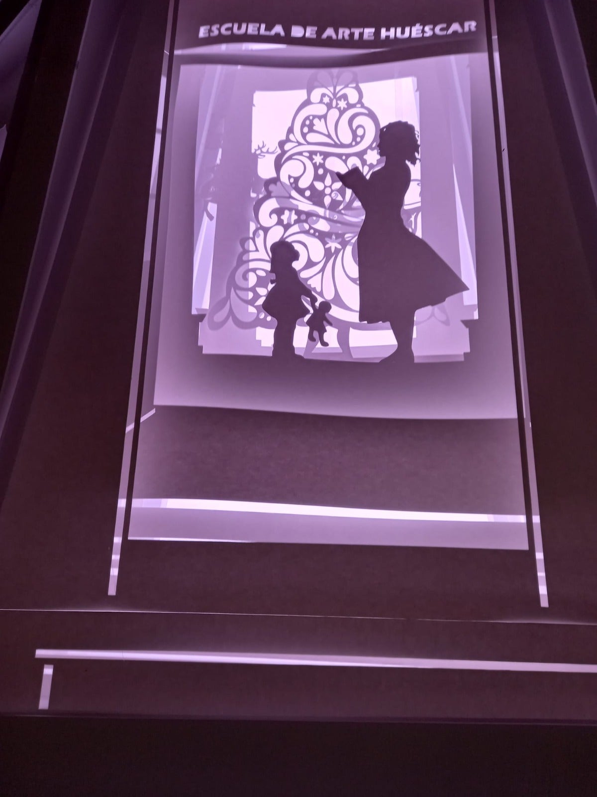 El árbol de Navidad de la Escuela de Arte de Huéscar