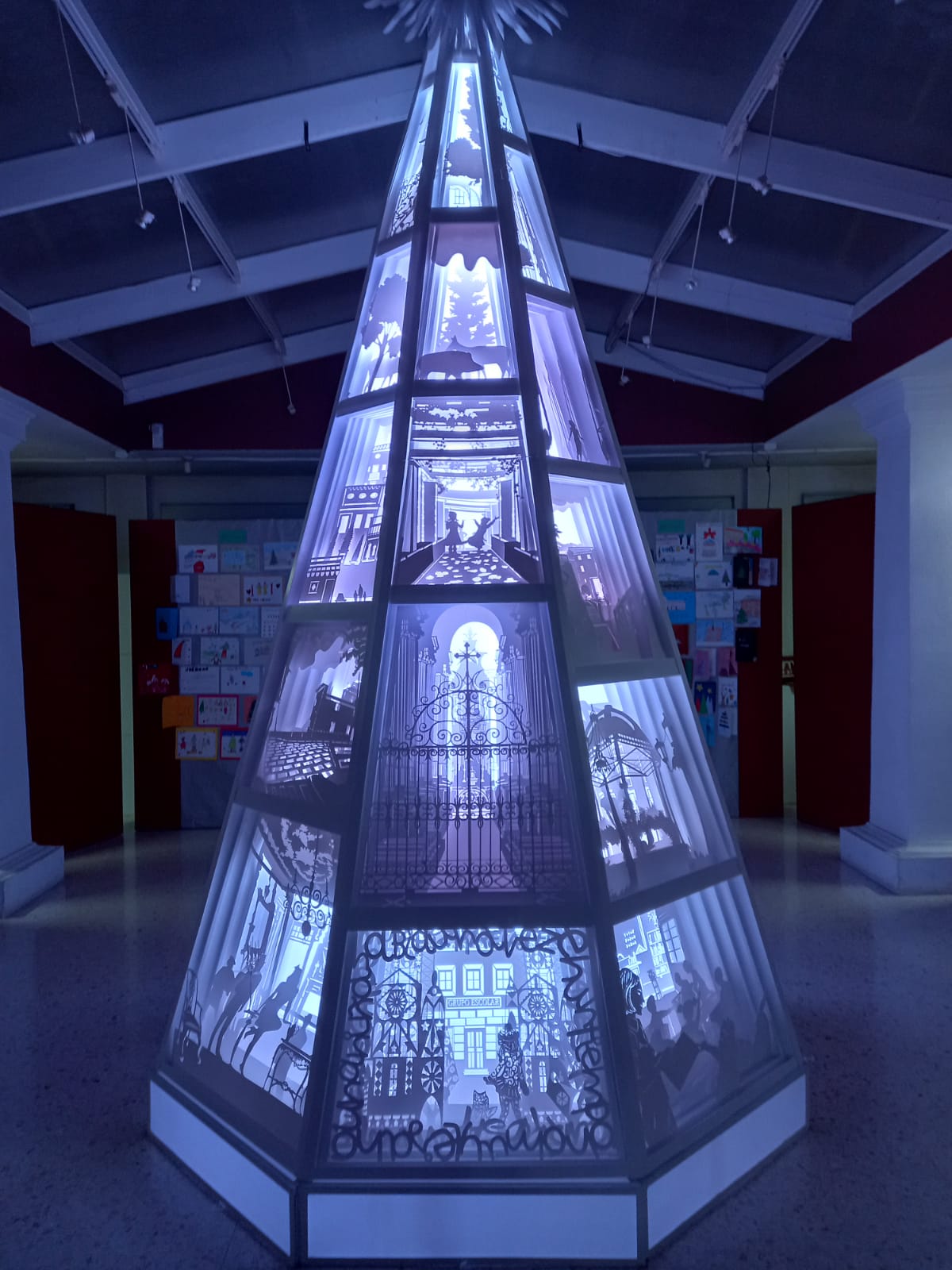 El árbol de Navidad de la Escuela de Arte de Huéscar