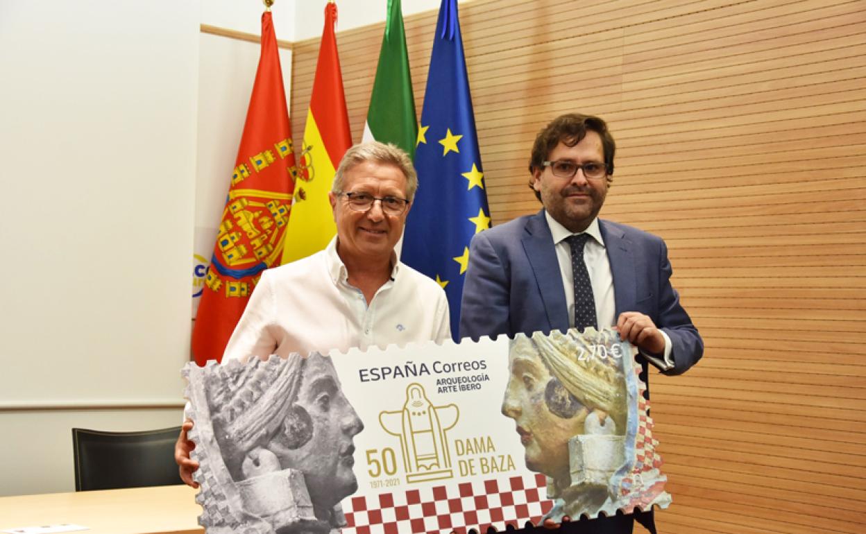 Presentación de sello sobre la Dama de Baza 