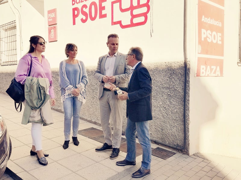 Gemma Pérez, Mariana Palma, Abelardo Vico y Manolo Gavilán