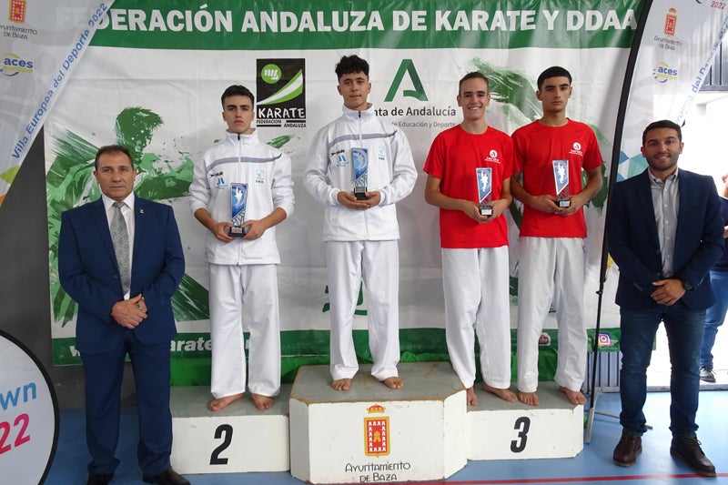 Uno de los podium del Campeonato de Andalucía 