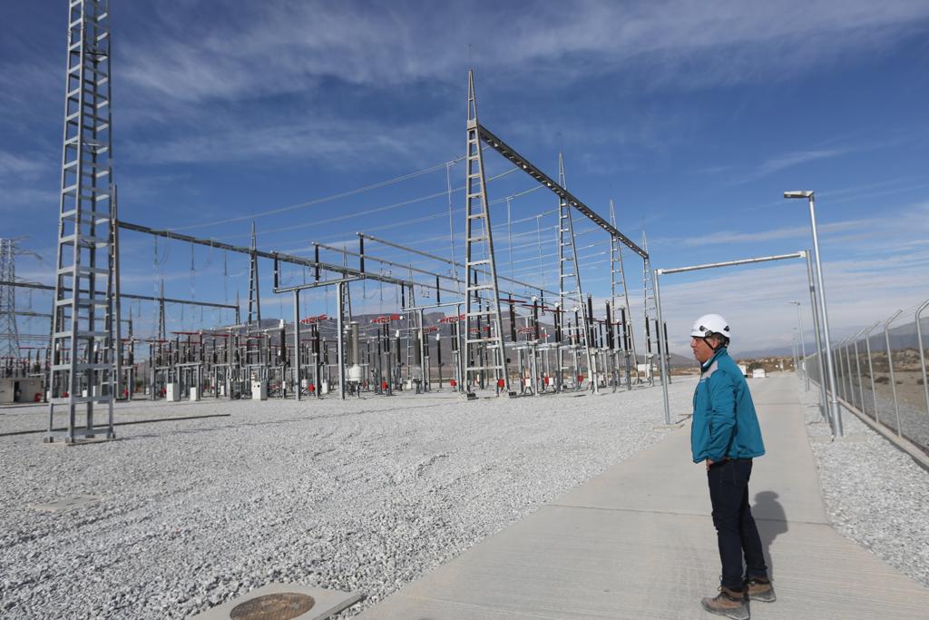 Inauguración de la estación eléctrica entre Caparacena y Baza