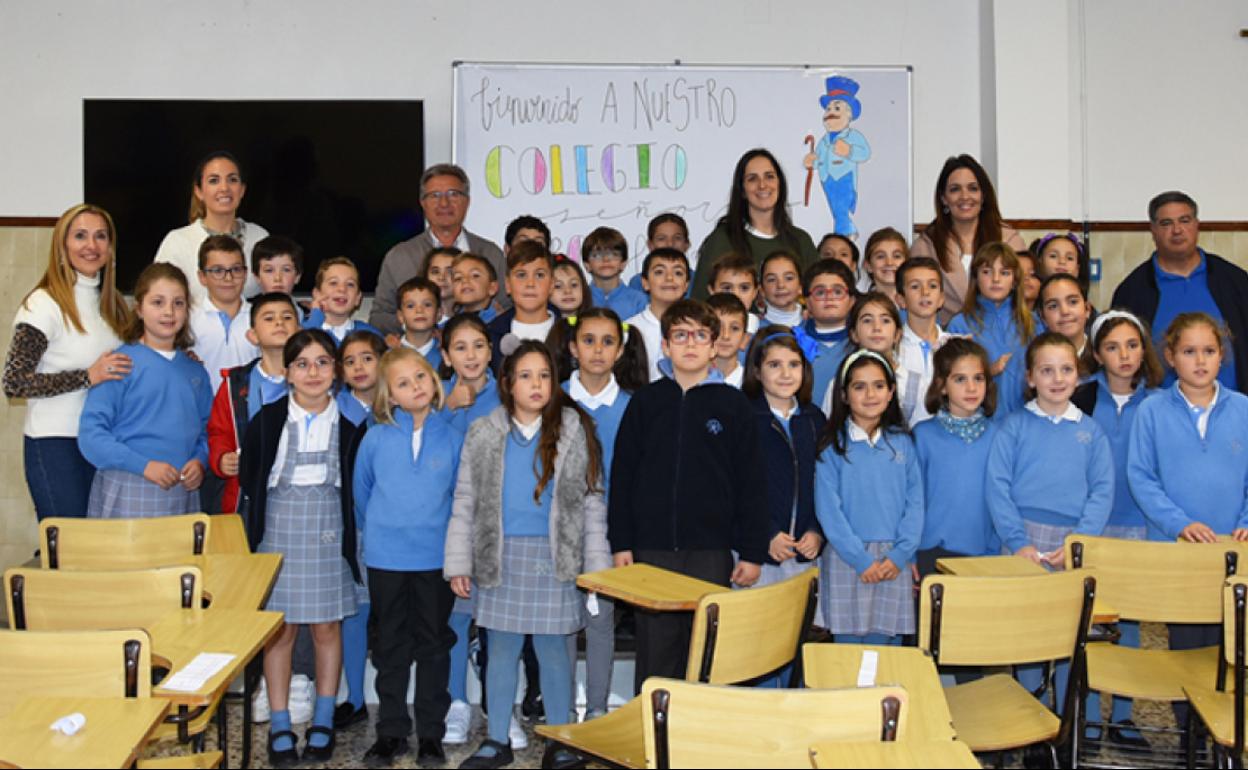 Alumnos el colegio de la Presentación 
