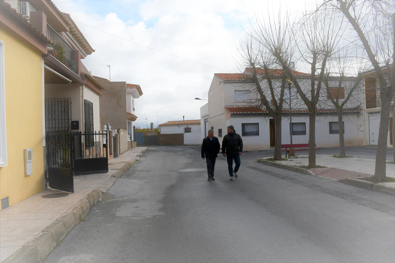 El alcalde ha visitado los barrios donde se van a construir los colectores