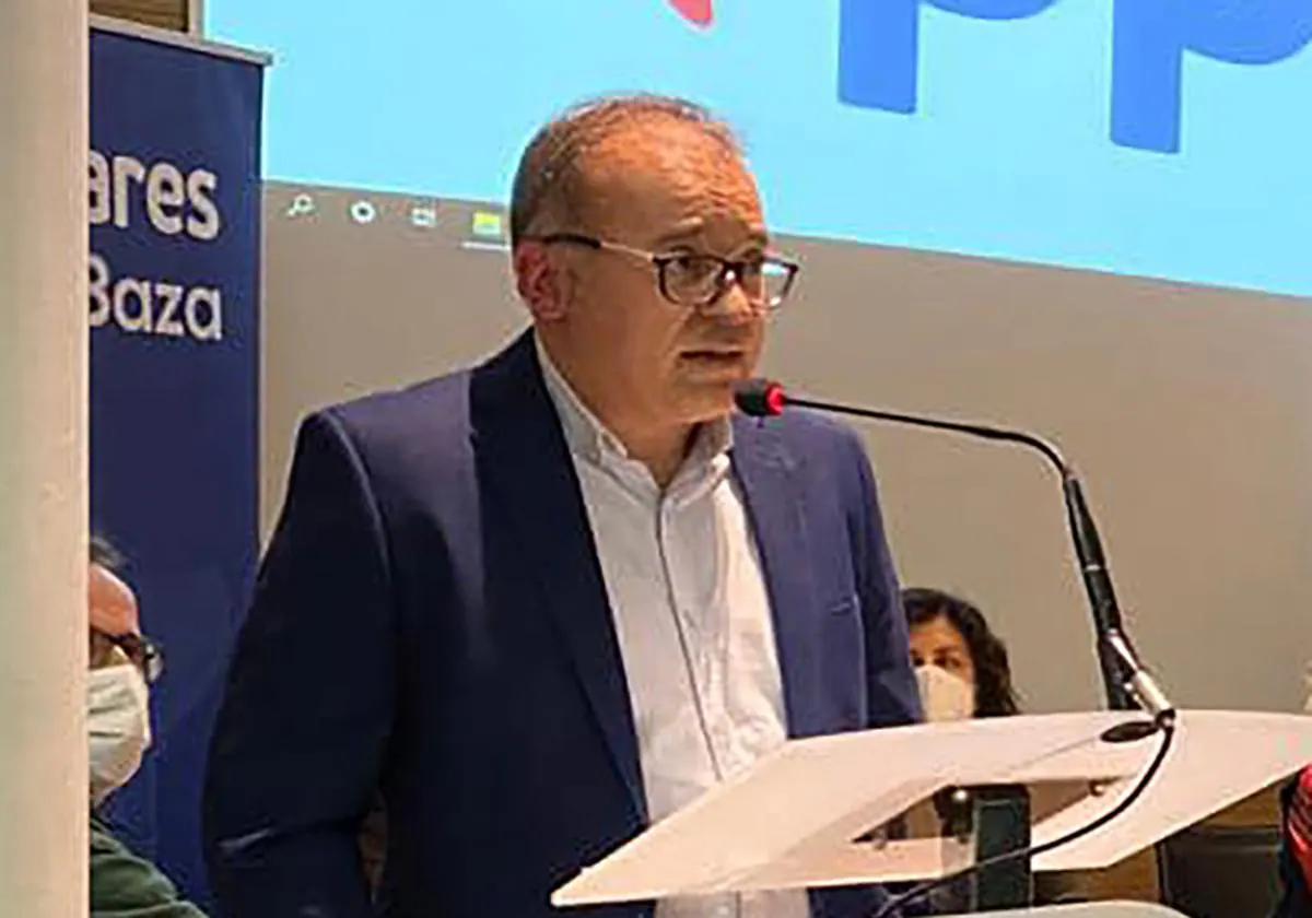 Pedro J Ramos, candidato del PP a la alcaldía de Baza