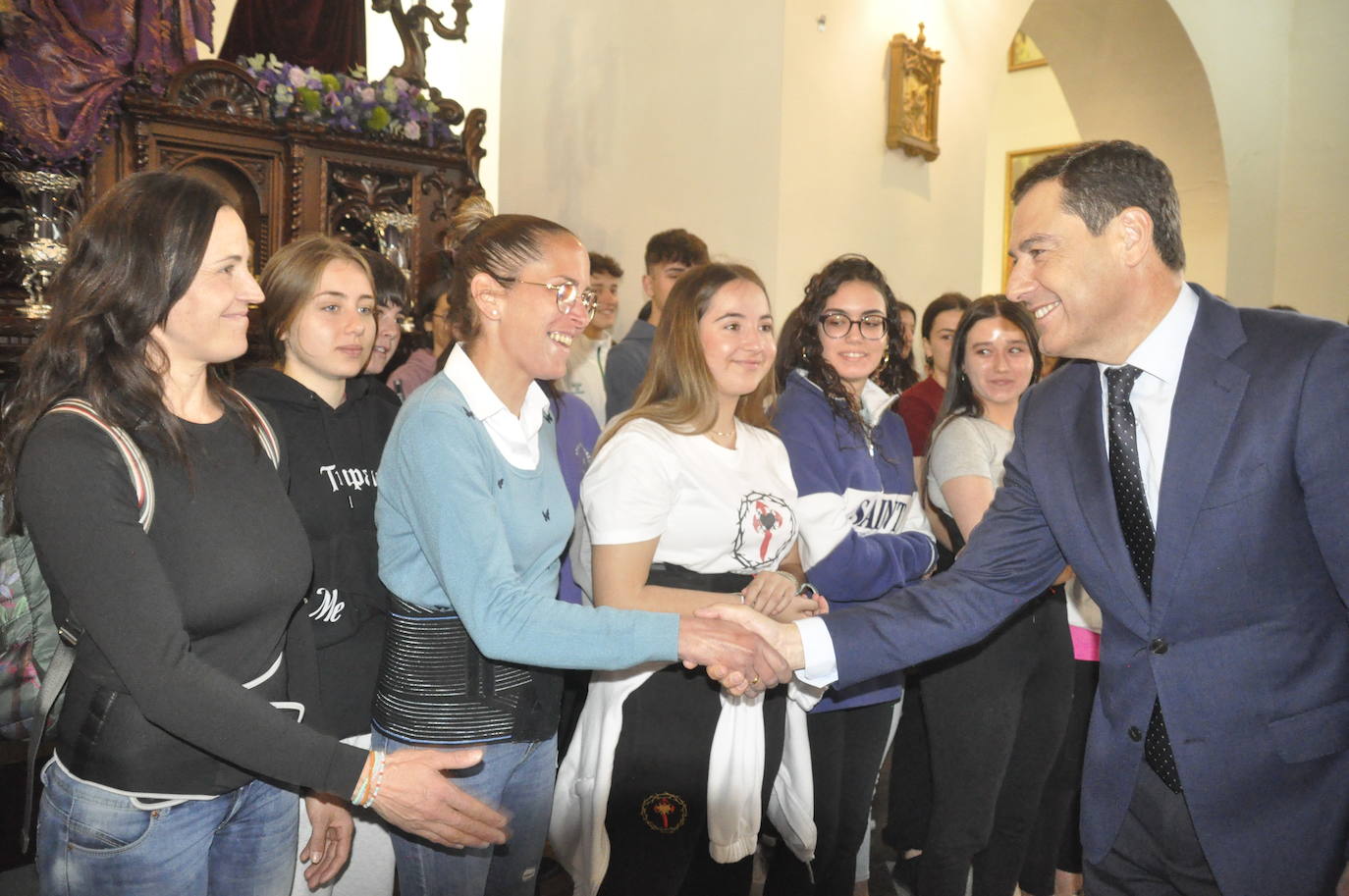 Juanma Moreno en Baza.