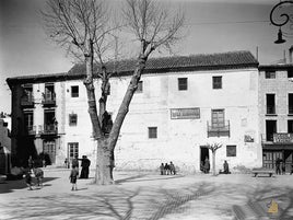 Plaza Mayor de Baza decada 30 a 40 del siglo pasado
