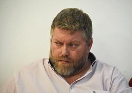 Juan Ramón Gil van Gils, concejal de Izquierda Unida durante el pleno