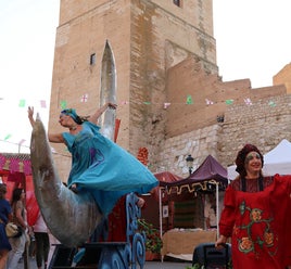 Ambiente en el mercado medieval de Orce