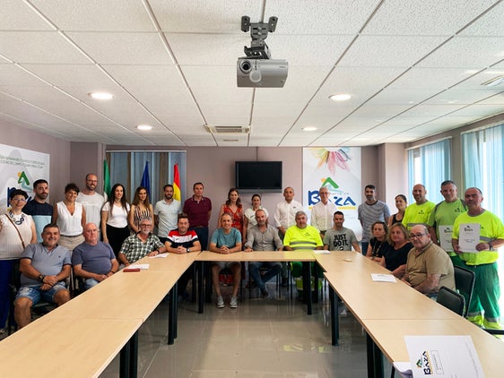 Plantilla de trabajadores del la Mancomunidad de Muncipios de la Comarca de Baza