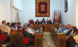 Los cinco ediles que se abstuvieron en la votación el resto la apoyaron