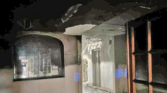Dados de alta todos los afectados por el incendio de un edificio en Baza