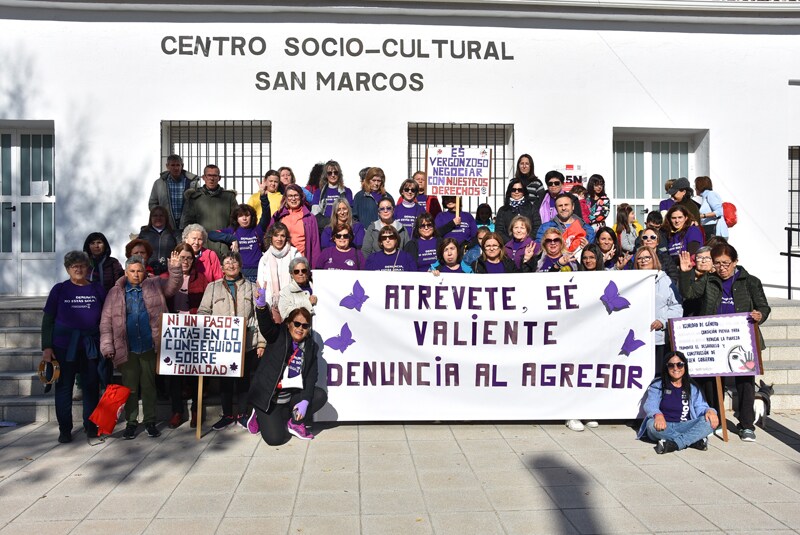 La Asociación Amudima volvió a organizar su tradicional marcha contra la Violencia de Género