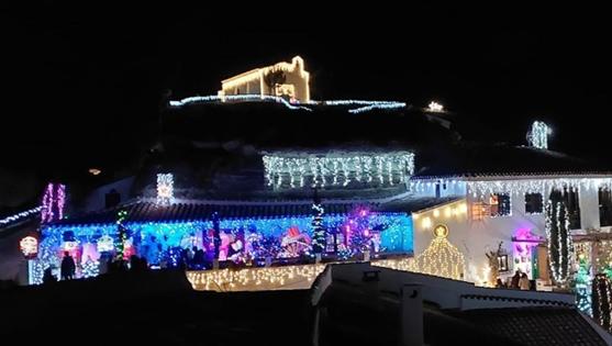 Galera, el pueblo de Granada iluminado por sus vecinos en Navidad