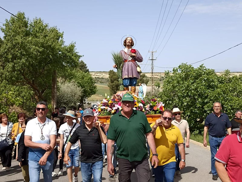 Romería de San Isidro, Cuevas del Campo