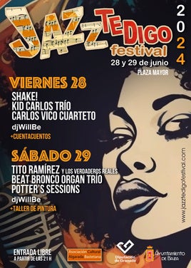 cartel con los grupos de la primera jornada del festival