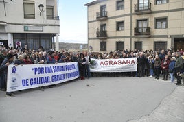 Vista parcial de la manifestación celebrada en Cúllar