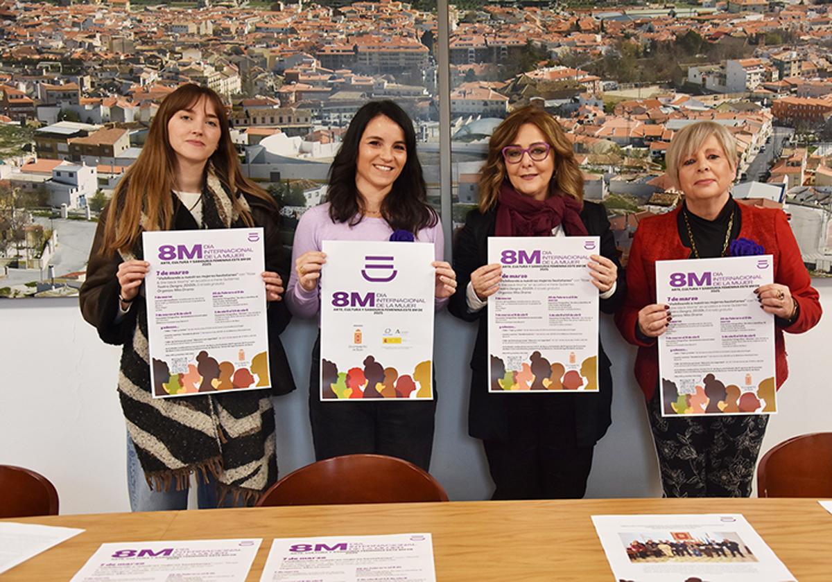 Presentación de los actos del 8-M en Baza