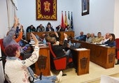 Imagen de archivo de un pleno de Baza.