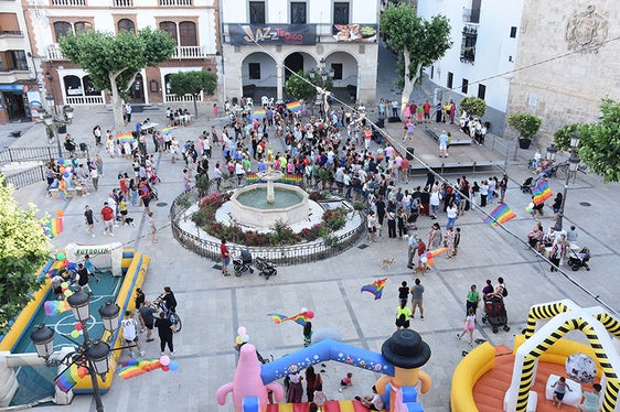 La Plaza Mayor acogió la celebración del Baza Pride 2025