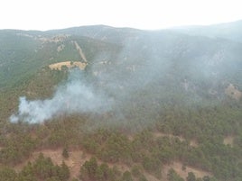 Controlado el incendio forestal en un paraje de Baza