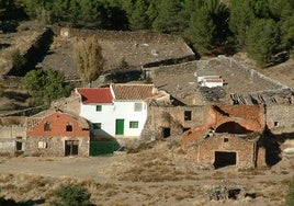 Vista parcial de la Aldea del Moro en el PN Sierra de Baza