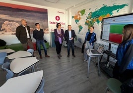 María José Martín Gómez en la Semana de la Ciencia del IES José de Mora de Baza